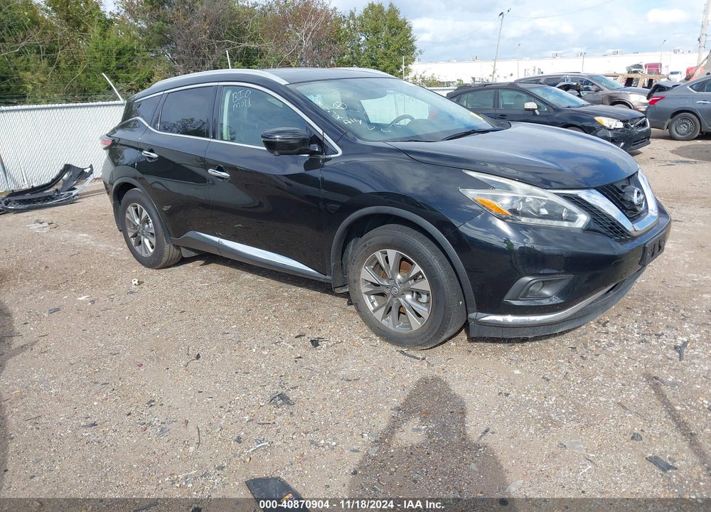 2018 NISSAN MURANO SL VIN: 5N1AZ2MH6JN188772