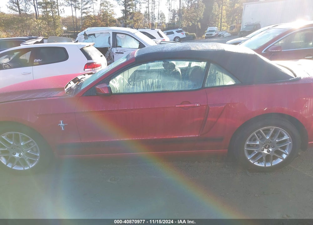 2013 FORD MUSTANG V6 PREMIUM VIN: 1ZVBP8EM3D5256430