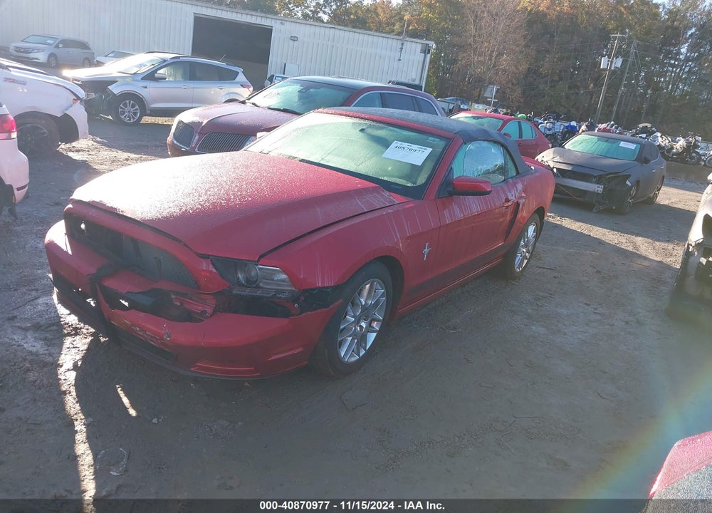 2013 FORD MUSTANG V6 PREMIUM VIN: 1ZVBP8EM3D5256430