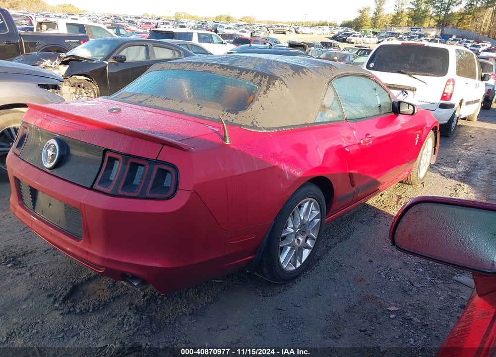 2013 FORD MUSTANG V6 PREMIUM VIN: 1ZVBP8EM3D5256430