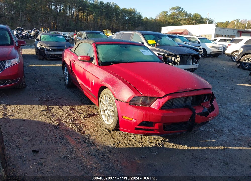 2013 FORD MUSTANG V6 PREMIUM VIN: 1ZVBP8EM3D5256430