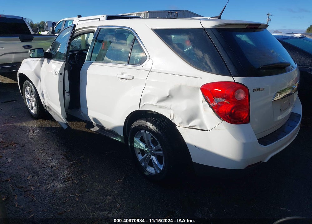 2012 CHEVROLET EQUINOX LS VIN: 2GNALBEK7C1314892