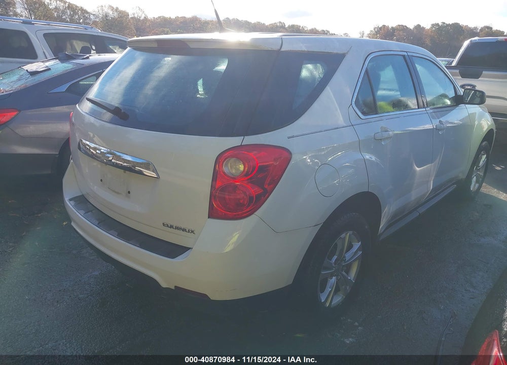 2012 CHEVROLET EQUINOX LS VIN: 2GNALBEK7C1314892