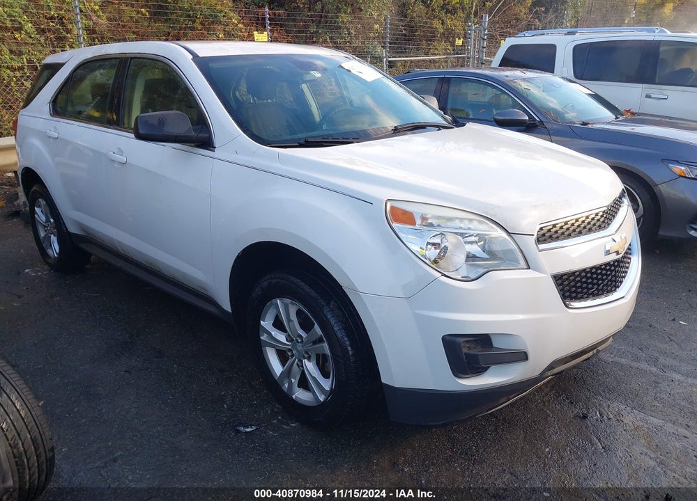 2012 CHEVROLET EQUINOX LS VIN: 2GNALBEK7C1314892