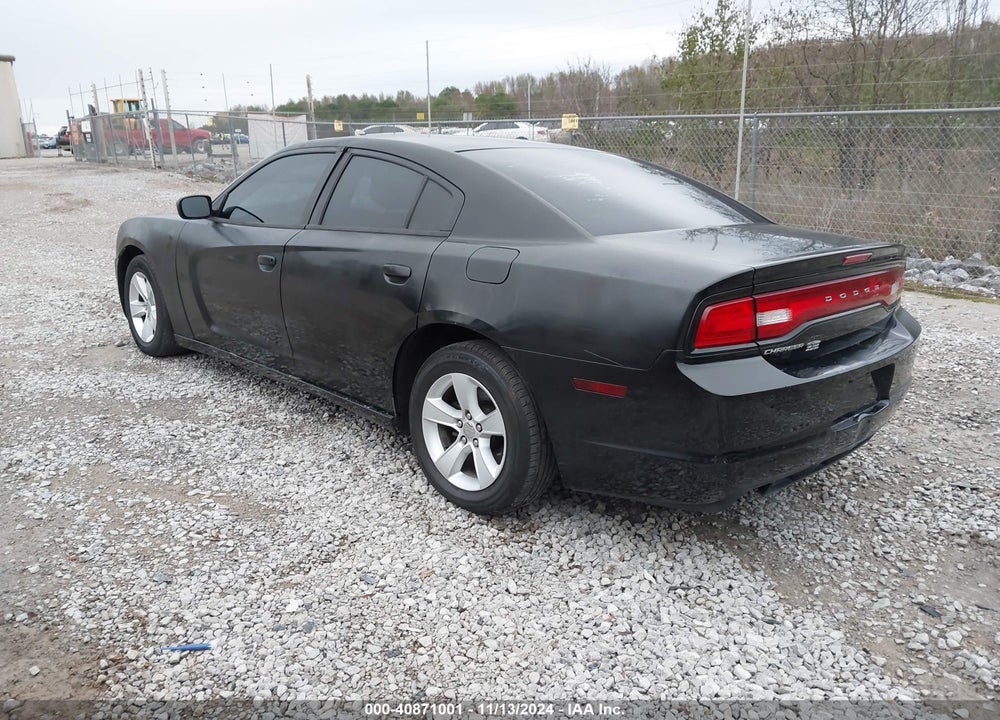 2014 DODGE CHARGER SE VIN: 2C3CDXBG9EH267620