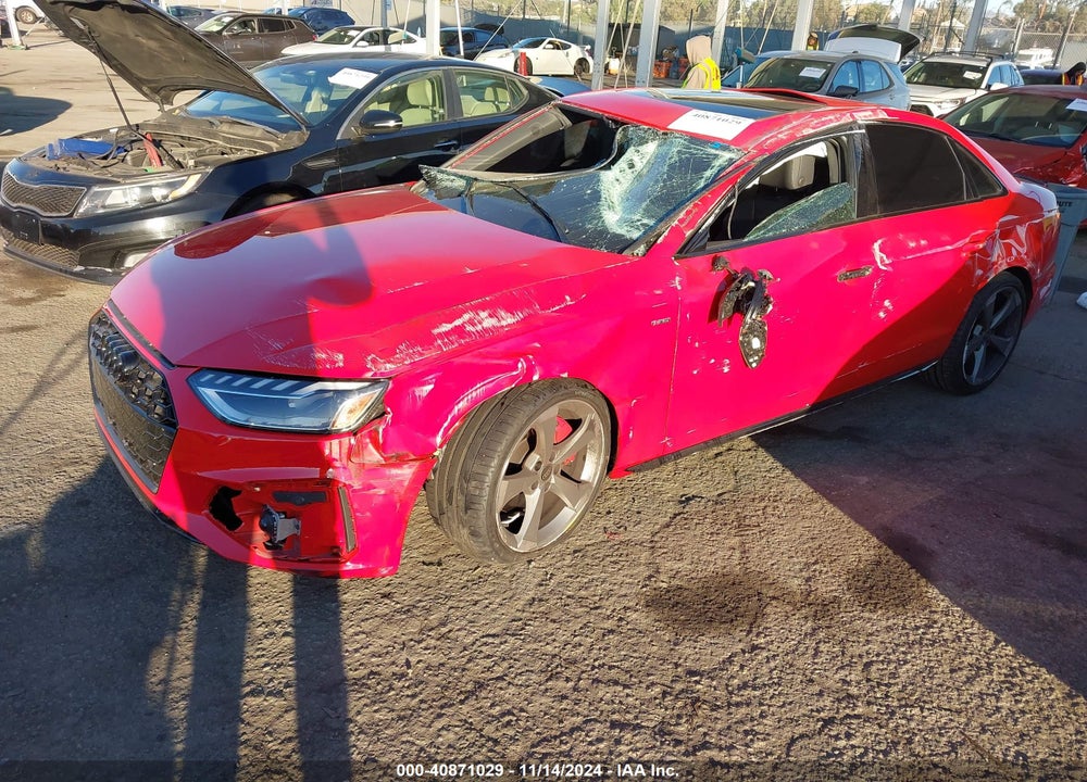 2024 AUDI A4 PREMIUM PLUS 45 TFSI S LINE QUATTRO S TRONIC VIN: WAUEAAF40RN005277