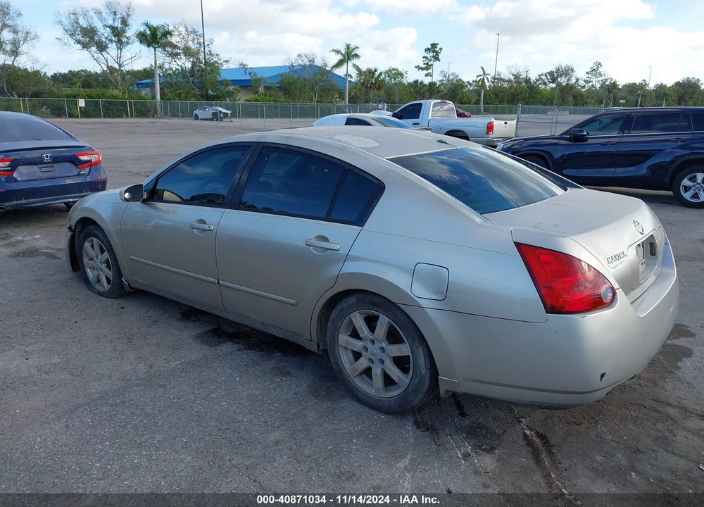 2006 NISSAN MAXIMA 3.5 SL VIN: 1N4BA41E16C836310