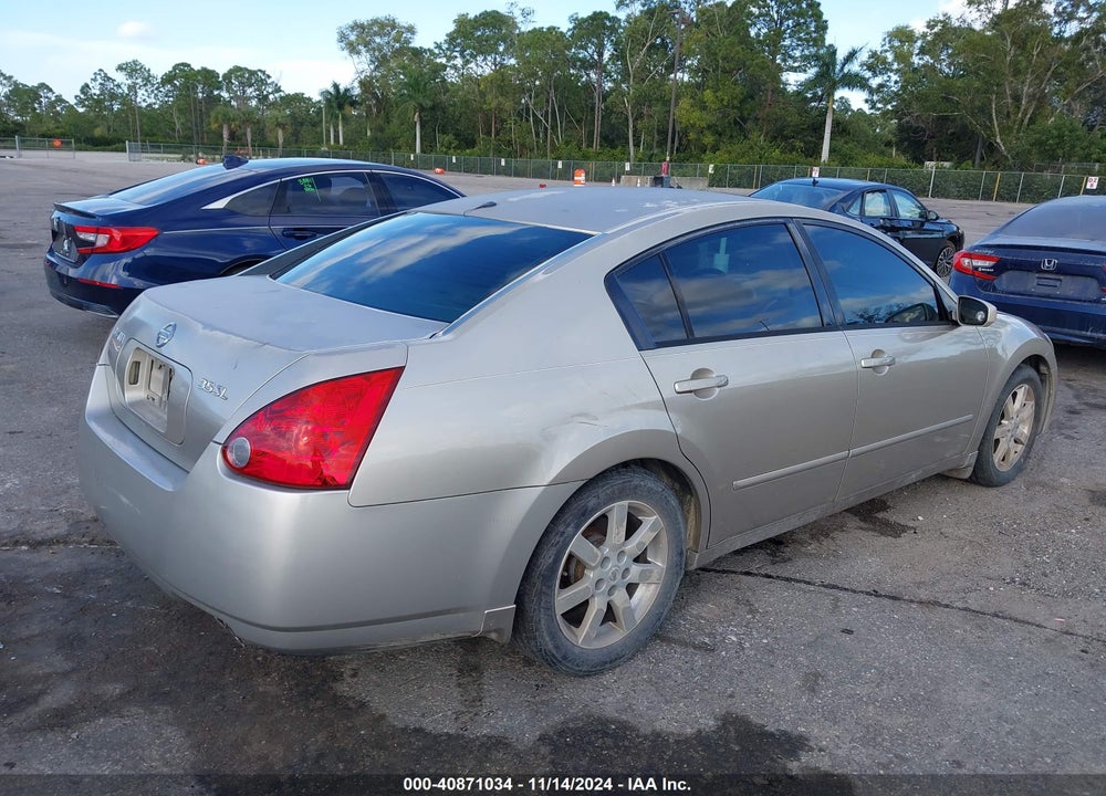 2006 NISSAN MAXIMA 3.5 SL VIN: 1N4BA41E16C836310