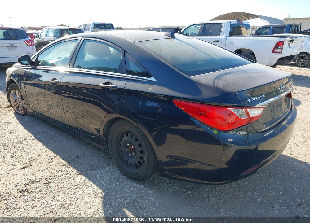 2013 HYUNDAI SONATA GLS VIN: 5NPEB4AC3DH681540