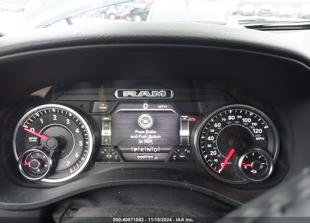 2021 RAM 1500 BIG HORN VIN: 1C6SRFFT6MN519749