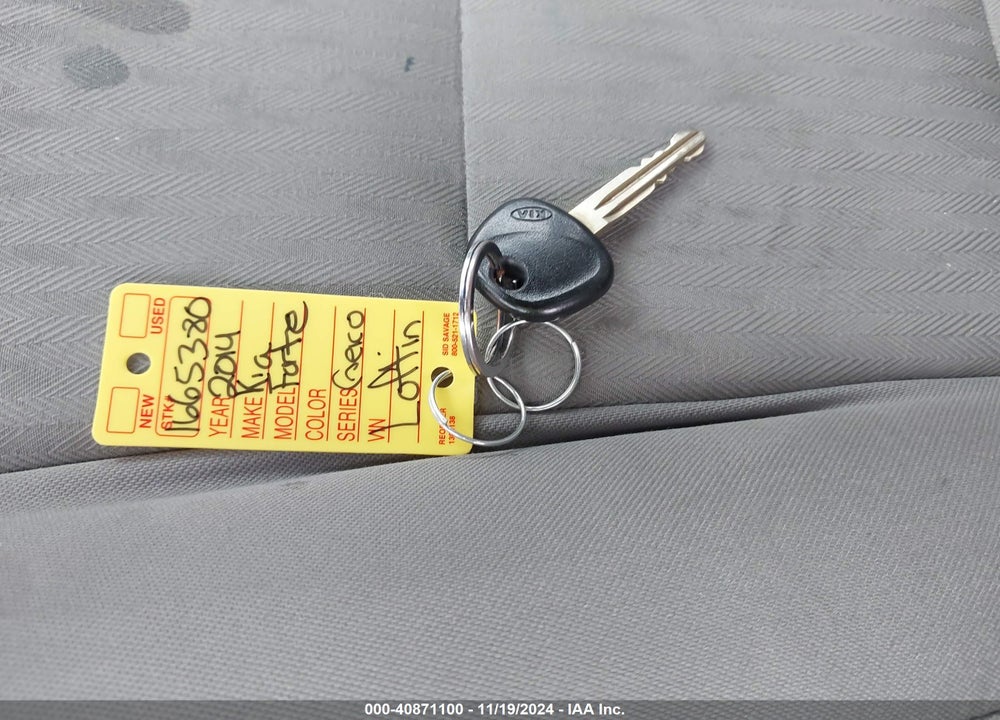 2014 KIA FORTE VIN: KNAFK4A66E5147414