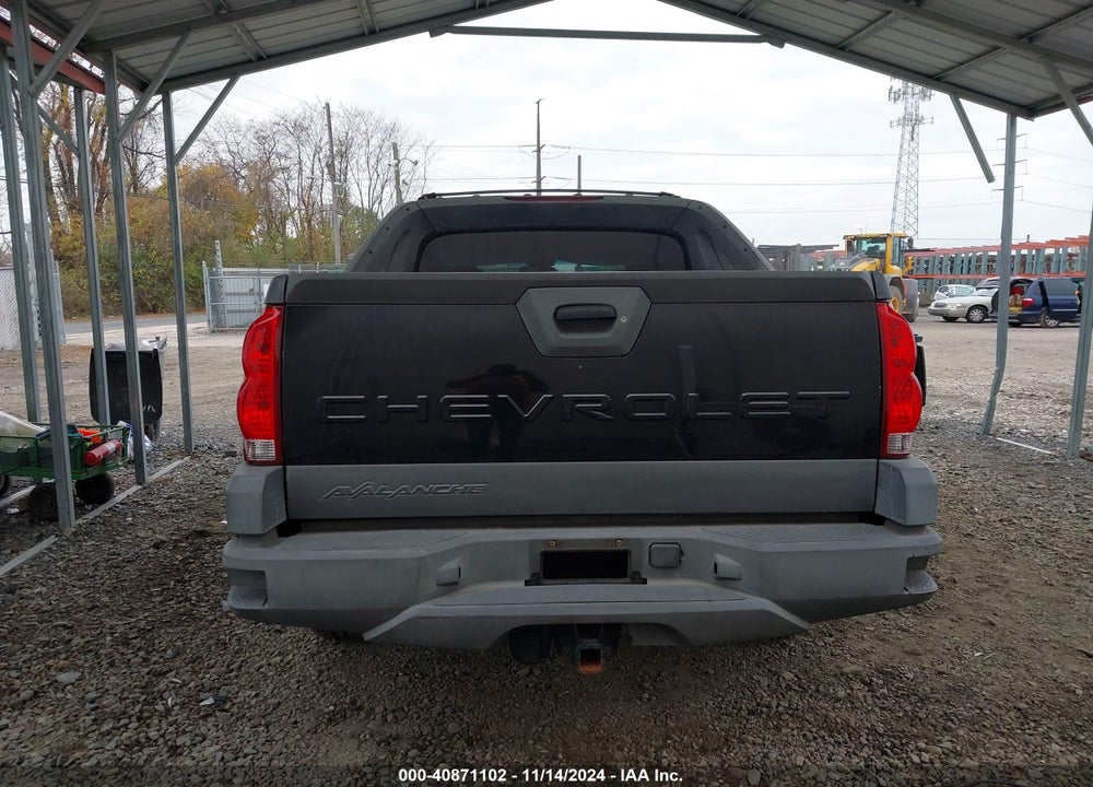 2002 CHEVROLET AVALANCHE 1500 VIN: 3GNEK13T02G126800