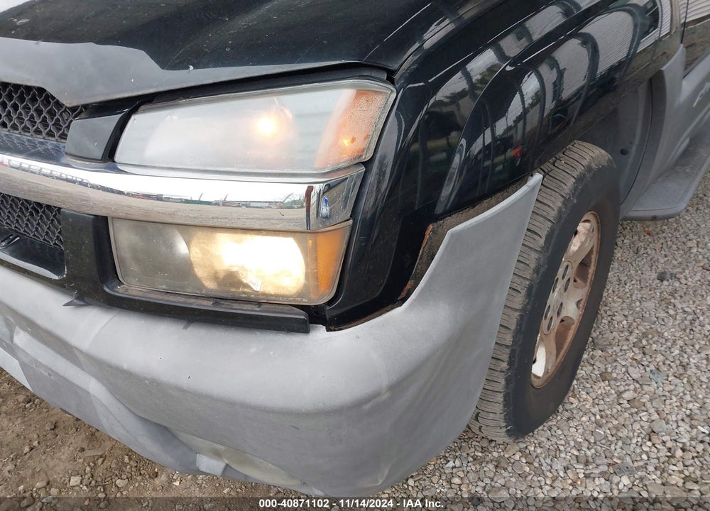 2002 CHEVROLET AVALANCHE 1500 VIN: 3GNEK13T02G126800