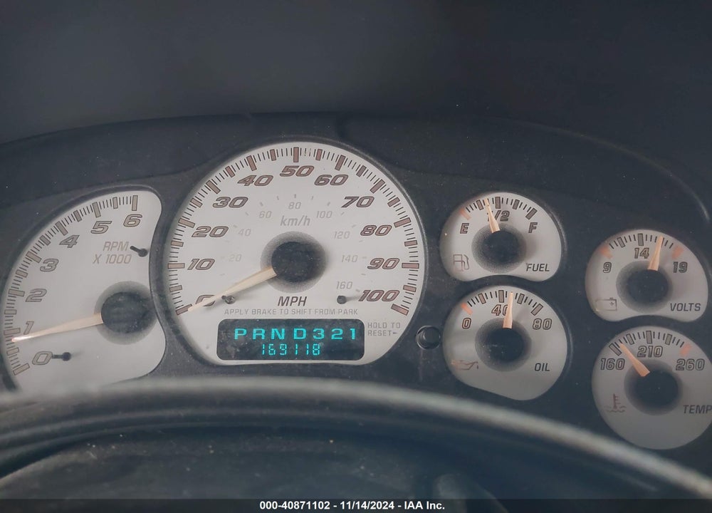 2002 CHEVROLET AVALANCHE 1500 VIN: 3GNEK13T02G126800