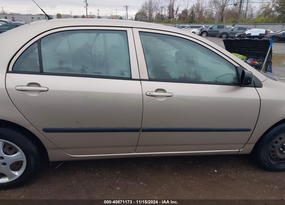 2008 TOYOTA COROLLA CE VIN: 2T1BR32E88C885607