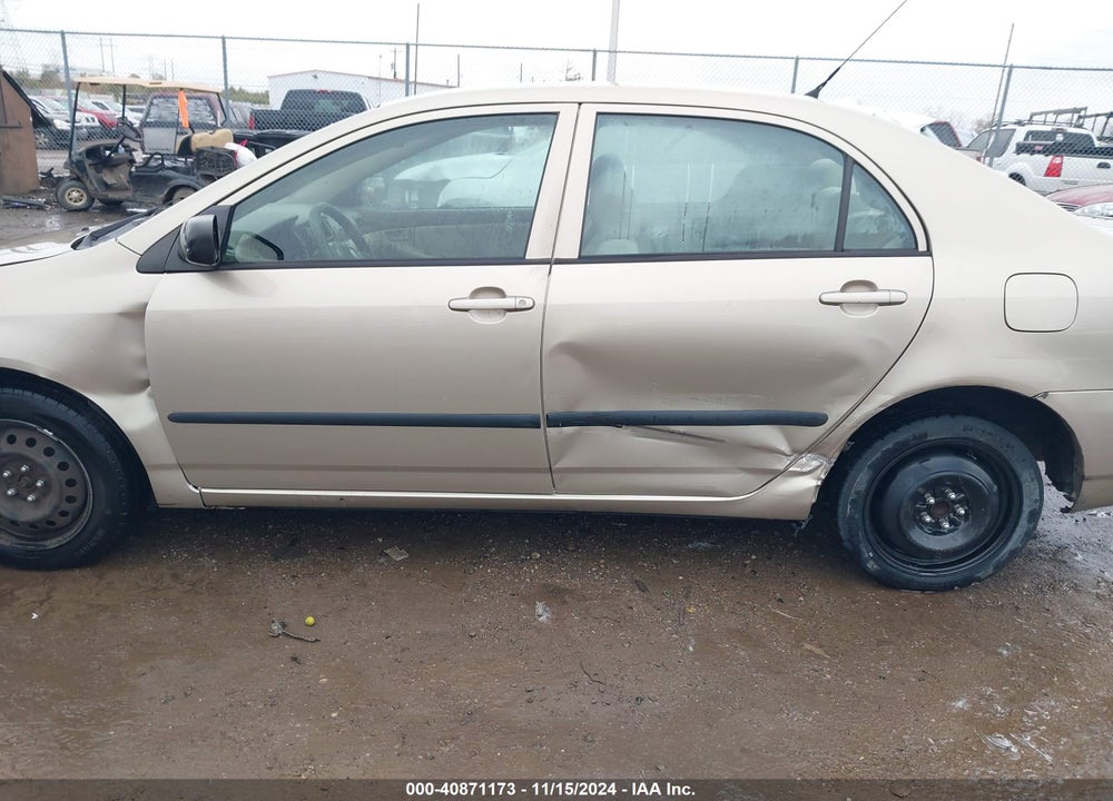 2008 TOYOTA COROLLA CE VIN: 2T1BR32E88C885607