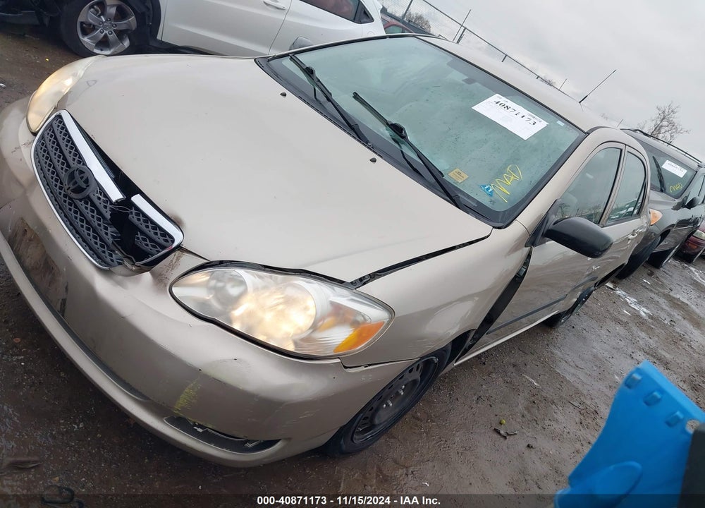 2008 TOYOTA COROLLA CE VIN: 2T1BR32E88C885607