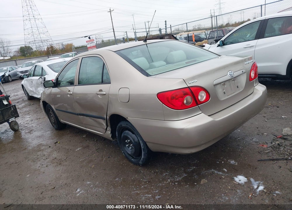 2008 TOYOTA COROLLA CE VIN: 2T1BR32E88C885607