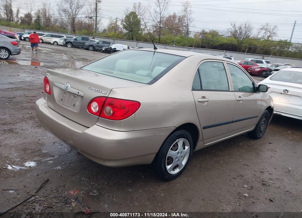 2008 TOYOTA COROLLA CE VIN: 2T1BR32E88C885607