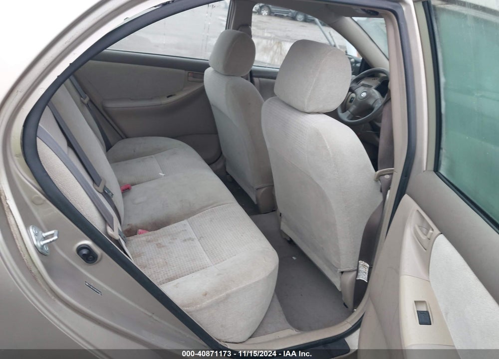 2008 TOYOTA COROLLA CE VIN: 2T1BR32E88C885607