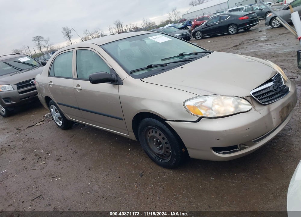 2008 TOYOTA COROLLA CE VIN: 2T1BR32E88C885607