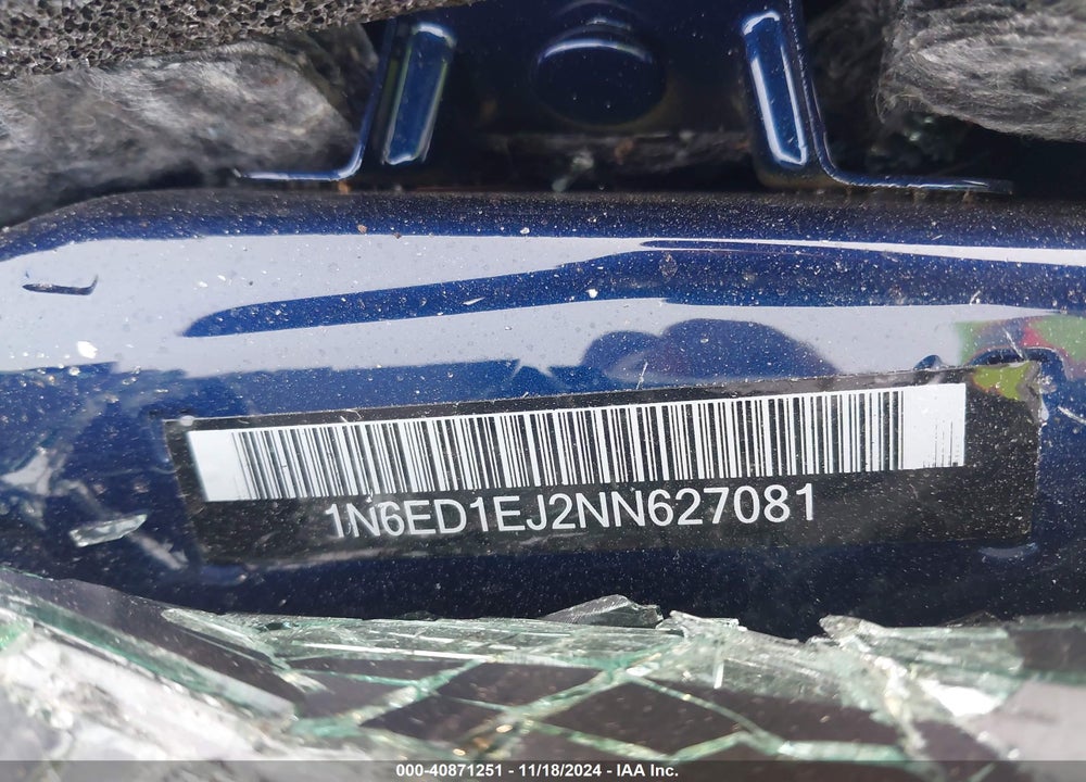 2022 NISSAN FRONTIER PRO-X 4X2 VIN: 1N6ED1EJ2NN627081