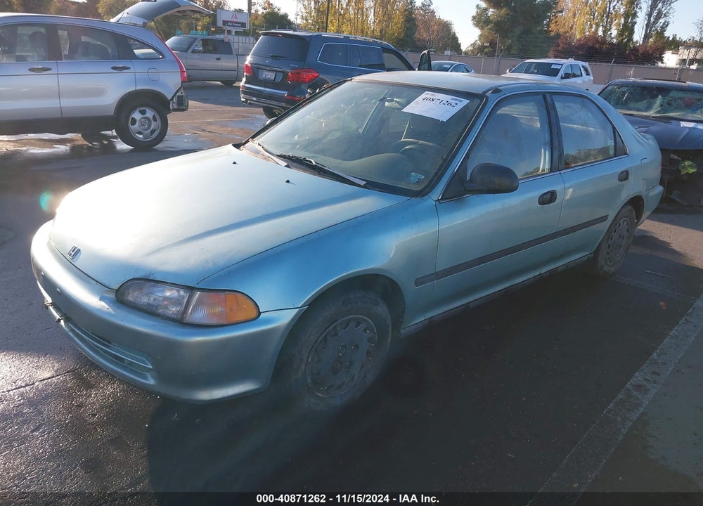 1992 HONDA CIVIC LX VIN: 1HGEG8650NL041450