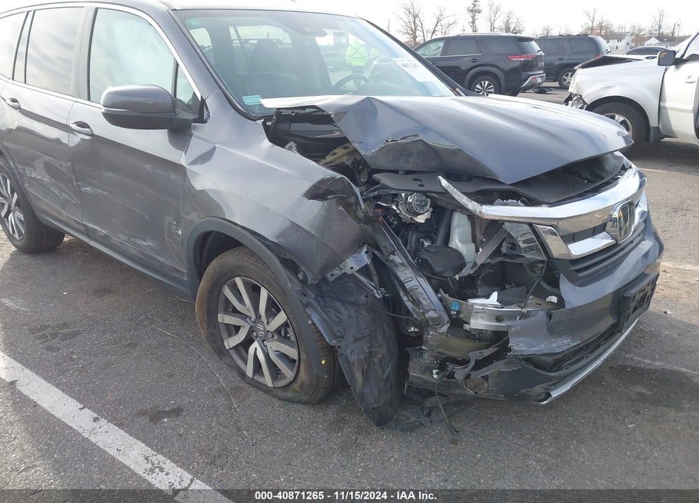 2021 HONDA PILOT AWD EX-L VIN: 5FNYF6H52MB068683