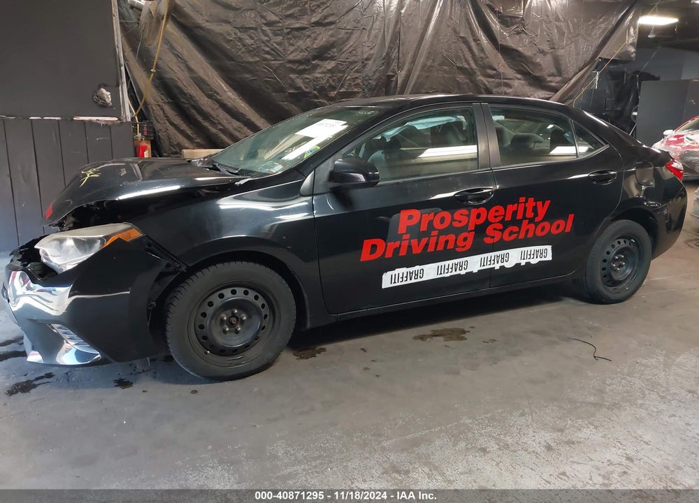 2015 TOYOTA COROLLA LE VIN: 2T1BURHEXFC393120