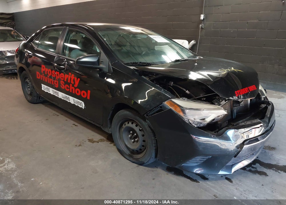 2015 TOYOTA COROLLA LE VIN: 2T1BURHEXFC393120