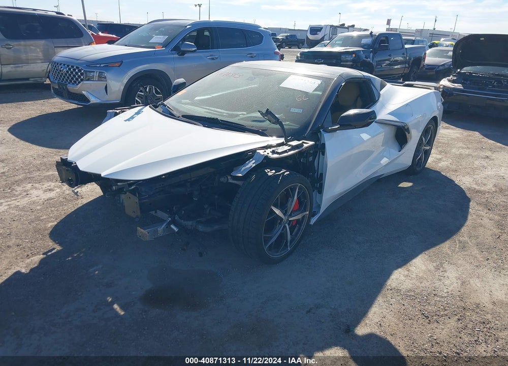 2021 CHEVROLET CORVETTE STINGRAY RWD 3LT VIN: 1G1YC3D47M5106813
