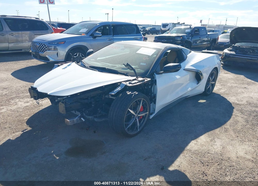 2021 CHEVROLET CORVETTE STINGRAY RWD 3LT VIN: 1G1YC3D47M5106813