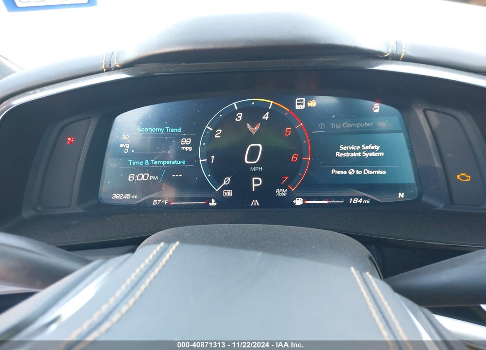 2021 CHEVROLET CORVETTE STINGRAY RWD 3LT VIN: 1G1YC3D47M5106813