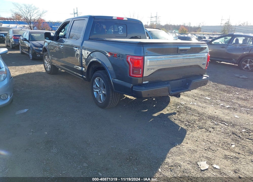 2015 FORD F-150 PLATINUM VIN: 1FTEW1EG4FFB86390