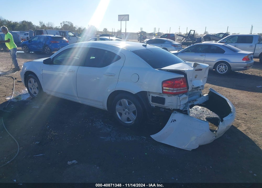 2010 DODGE AVENGER SXT VIN: 1B3CC4FB9AN182937