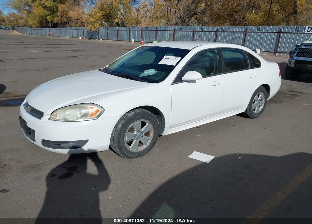 2010 CHEVROLET IMPALA LT VIN: 2G1WB5EK2A1169463