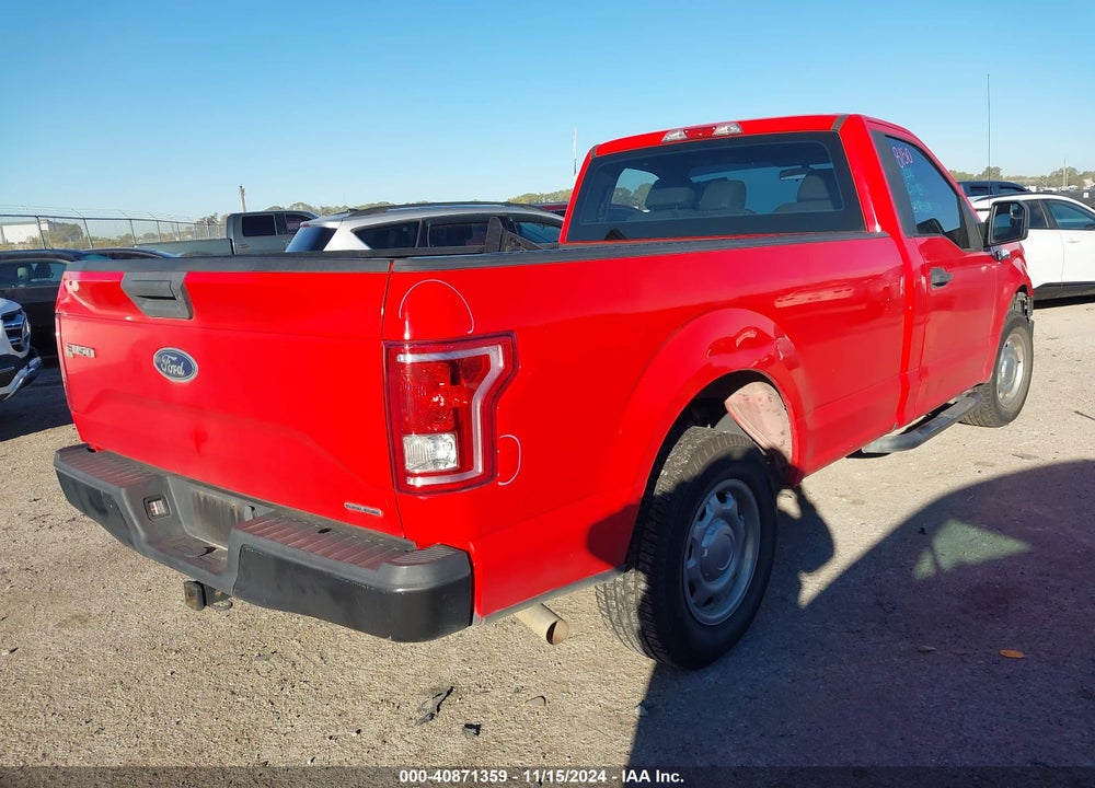 2016 FORD F-150 XL VIN: 1FTMF1C8XGKE42760