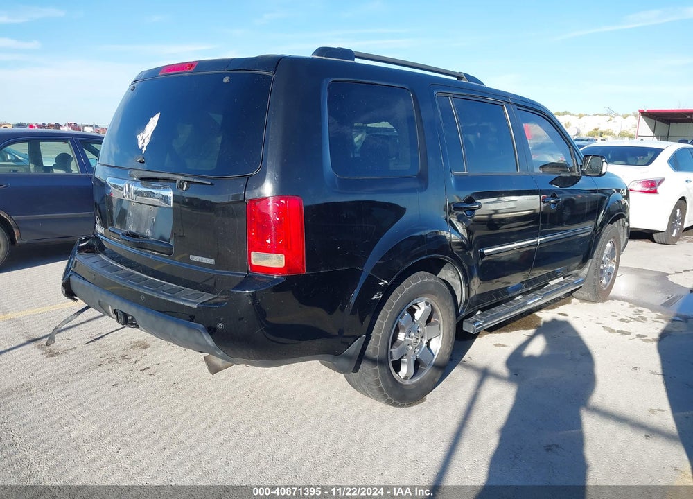 2010 HONDA PILOT TOURING VIN: 5FNYF3H92AB013518