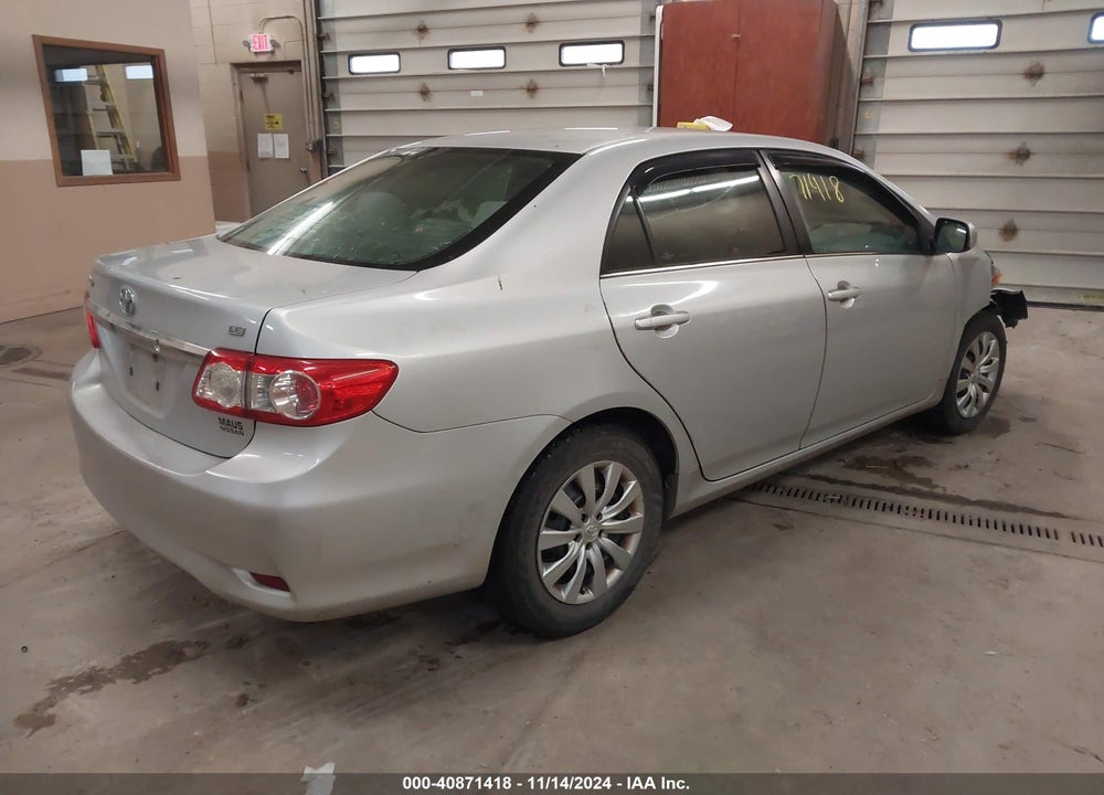 2013 TOYOTA COROLLA LE VIN: 2T1BU4EE2DC115722