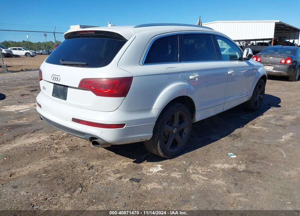 2013 AUDI Q7 3.0T S LINE PRESTIGE VIN: WA1DGAFE4DD013686
