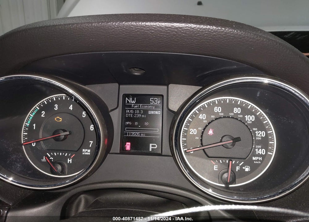 2013 JEEP GRAND CHEROKEE LAREDO VIN: 1C4RJFAG8DC581951