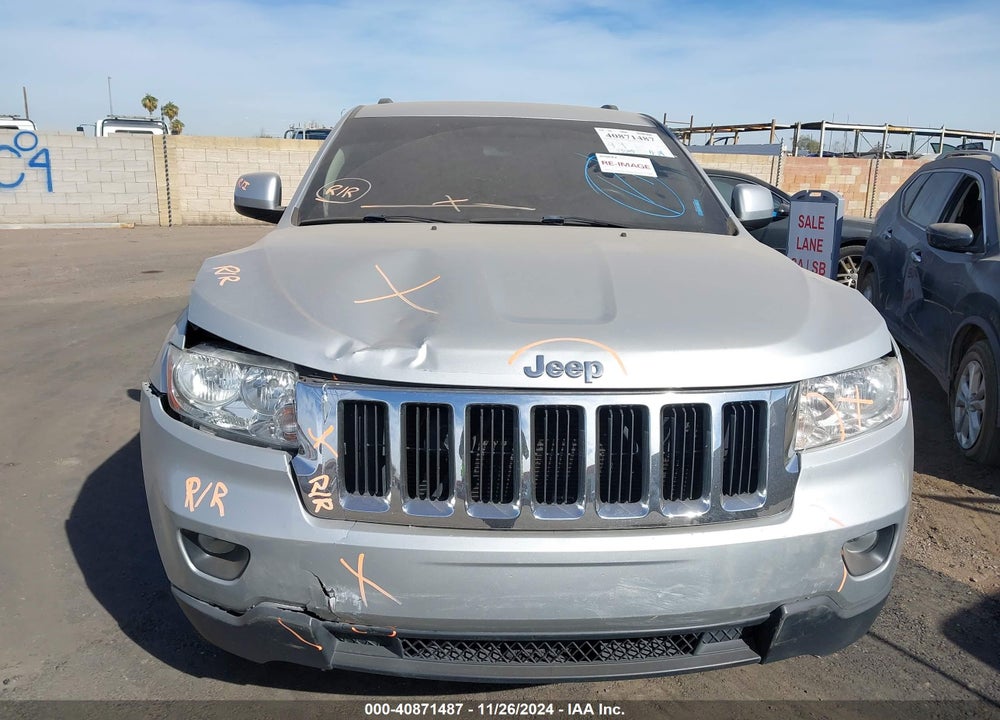 2013 JEEP GRAND CHEROKEE LAREDO VIN: 1C4RJFAG8DC581951