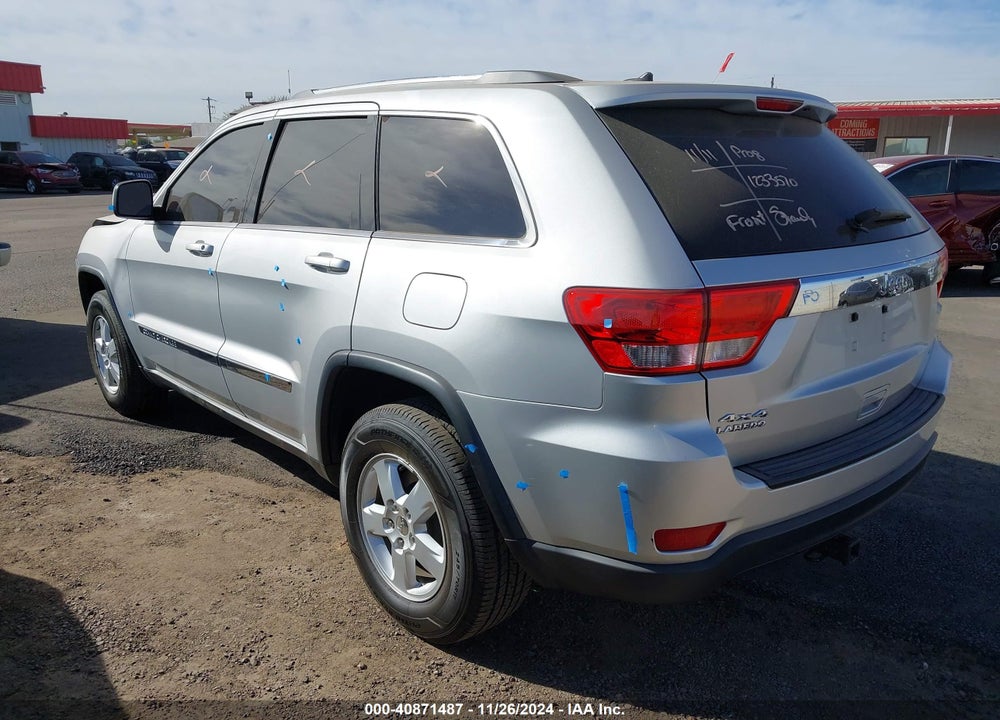2013 JEEP GRAND CHEROKEE LAREDO VIN: 1C4RJFAG8DC581951