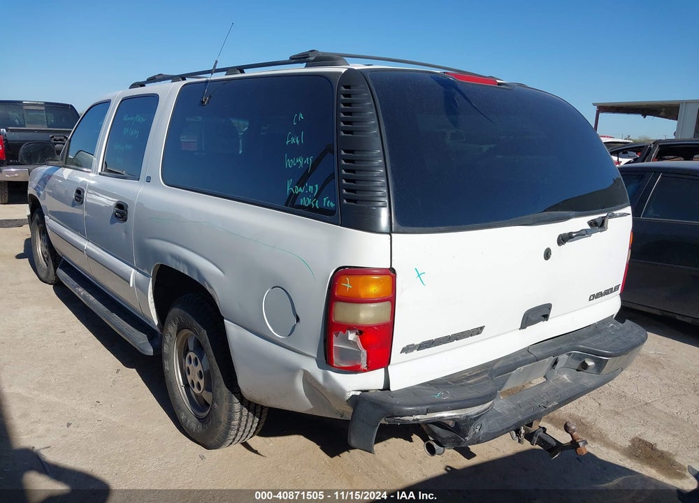 2001 CHEVROLET SUBURBAN 1500 LS VIN: 3GNEC16T61G279303