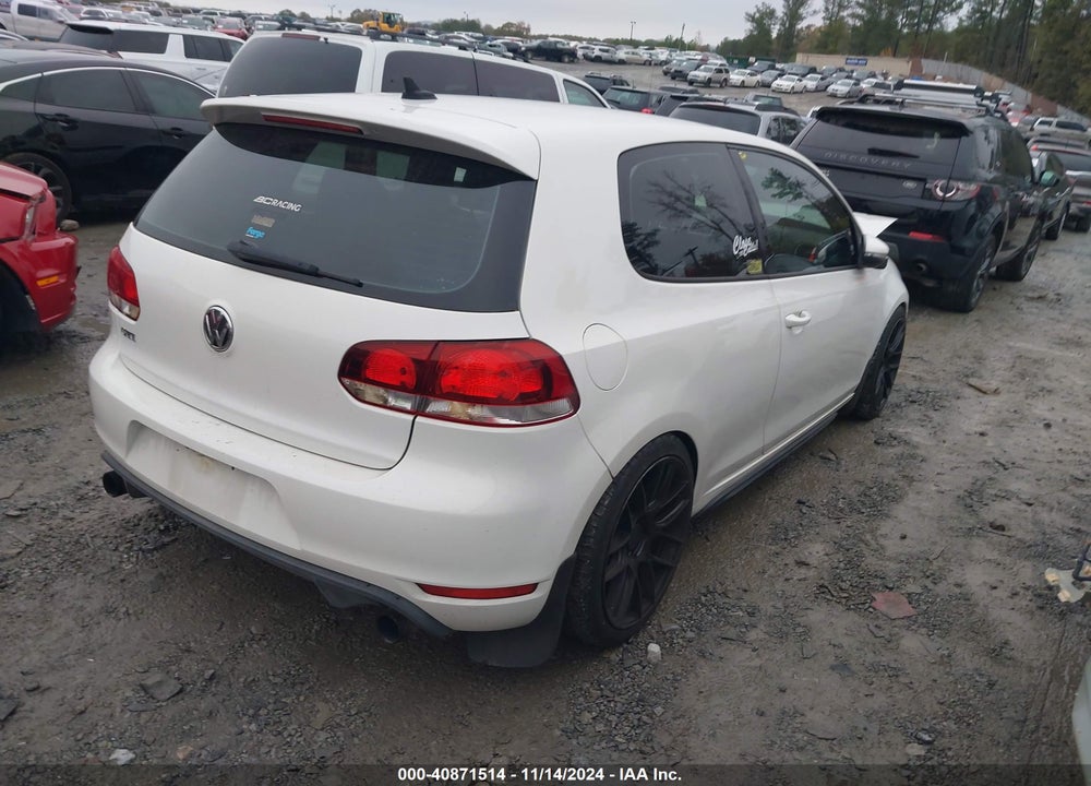 2012 VOLKSWAGEN GTI 2-DOOR VIN: WVWEV7AJ7CW267158
