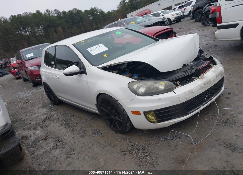 2012 VOLKSWAGEN GTI 2-DOOR VIN: WVWEV7AJ7CW267158