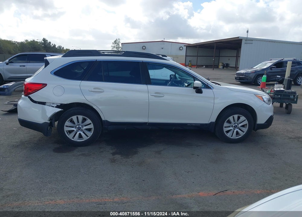 2017 SUBARU OUTBACK 2.5I PREMIUM VIN: 4S4BSACC1H3306404