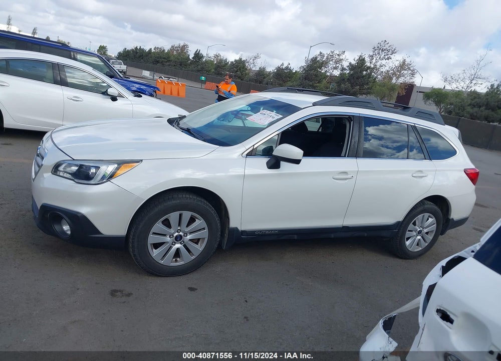 2017 SUBARU OUTBACK 2.5I PREMIUM VIN: 4S4BSACC1H3306404