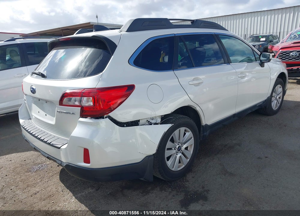 2017 SUBARU OUTBACK 2.5I PREMIUM VIN: 4S4BSACC1H3306404