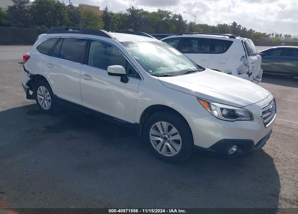 2017 SUBARU OUTBACK 2.5I PREMIUM VIN: 4S4BSACC1H3306404